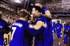 Ladies and gentlemen, the World Champions France.