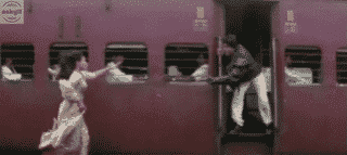 SRK and Kajol doing kiki challenge before it was cool.