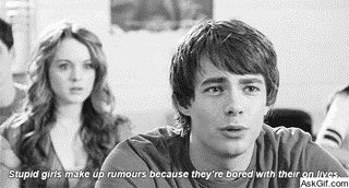 Stupid girls make up rumors because they're bored with their own lives.