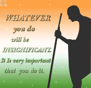 This Gandhi jayanti let us all remember the lessons Bapu taught us.