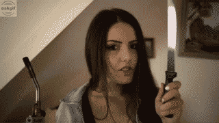 When she is angry with you but cannot stop looking beautiful.