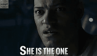 When she loves watching horror movies.