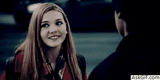 When someone keeps following you.