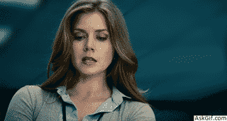 When something stuck in your mouth after dinner.