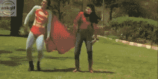 When super-man and spider-man tries to dance together in Bollywood style.