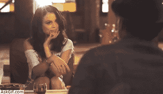 When you are out on a date.