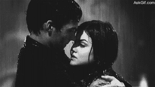 When you are stuck in rain with your life partner without umbrella.