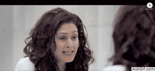 When you see a pimple on your face.