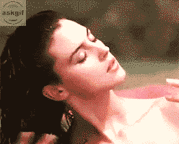 when you takes bath in front of your crush.