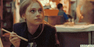 When you taste non-veg for the first time.