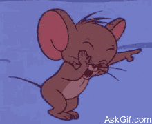 When your friend tell you a joke.