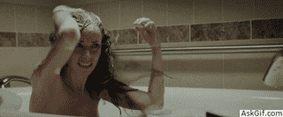 When your hair becomes rough after a trip.