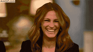 When your manager told a horrible joke but you need to laugh.