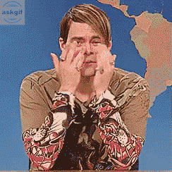 When your mom is beating you and all of a sudden you got visitors.