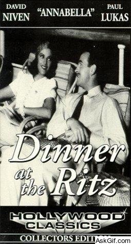 Dinner at the Ritz