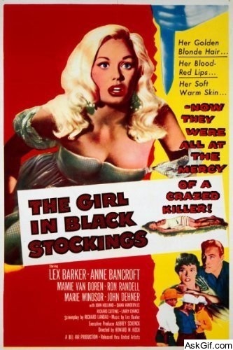 The Girl in Black Stockings