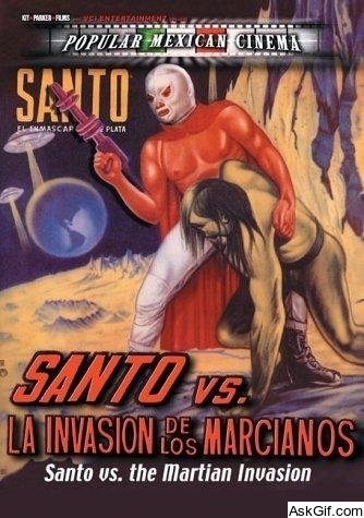 Santo el Enmascarado de Plata vs 'La invasión de los marcianos'
