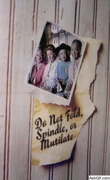 Do Not Fold, Spindle or Mutilate