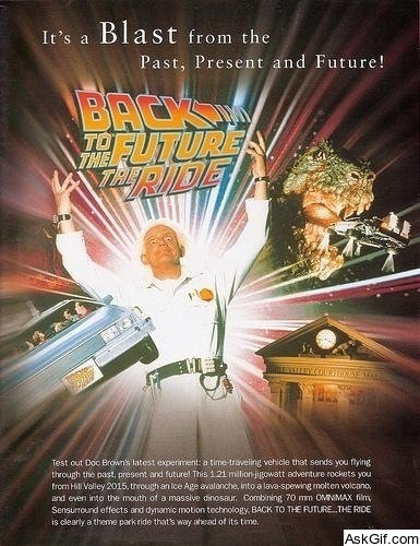 Back to the Future... The Ride