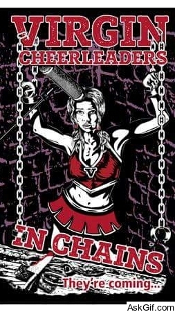 Virgin Cheerleaders in Chains