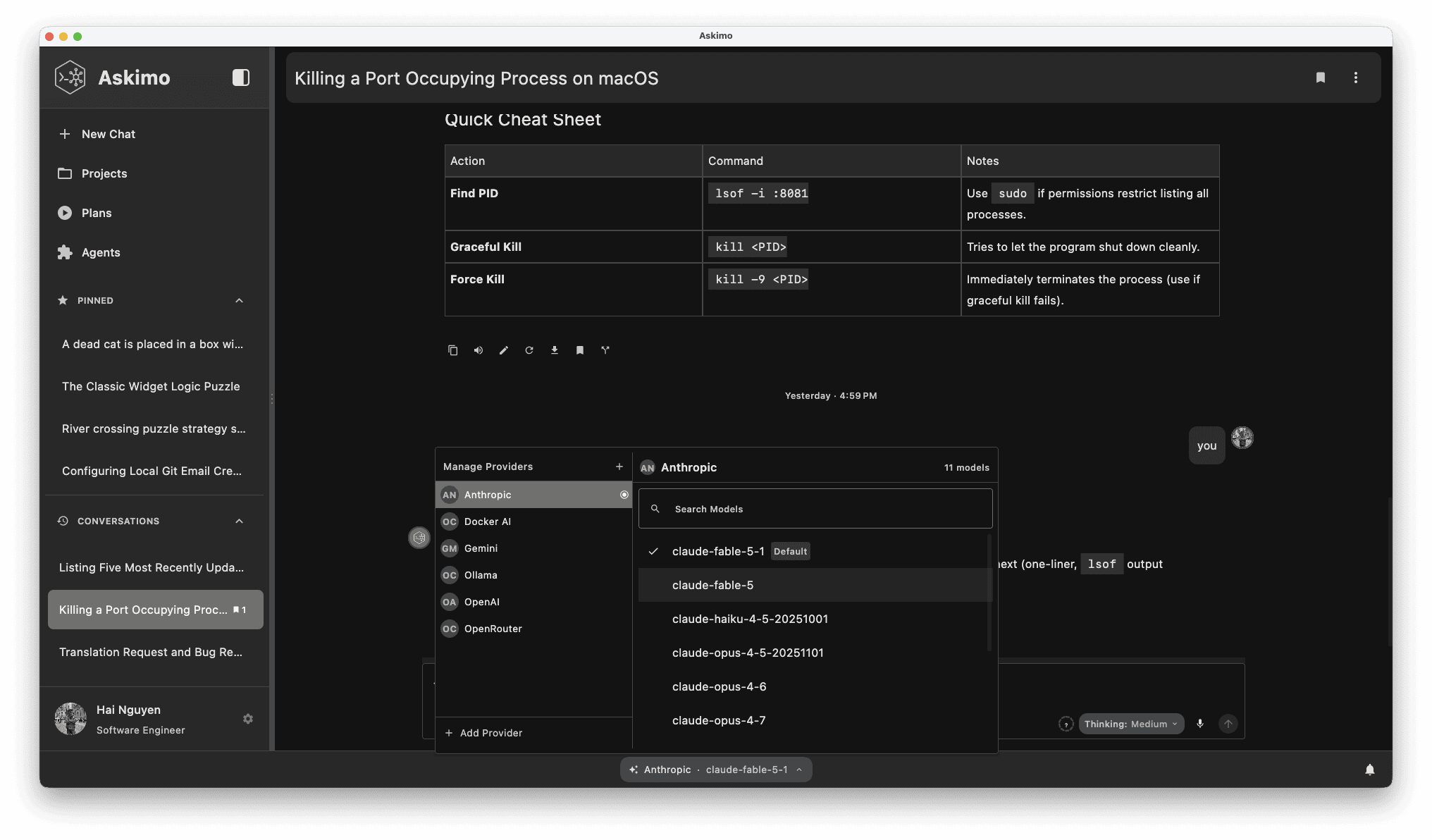 Provider Configure