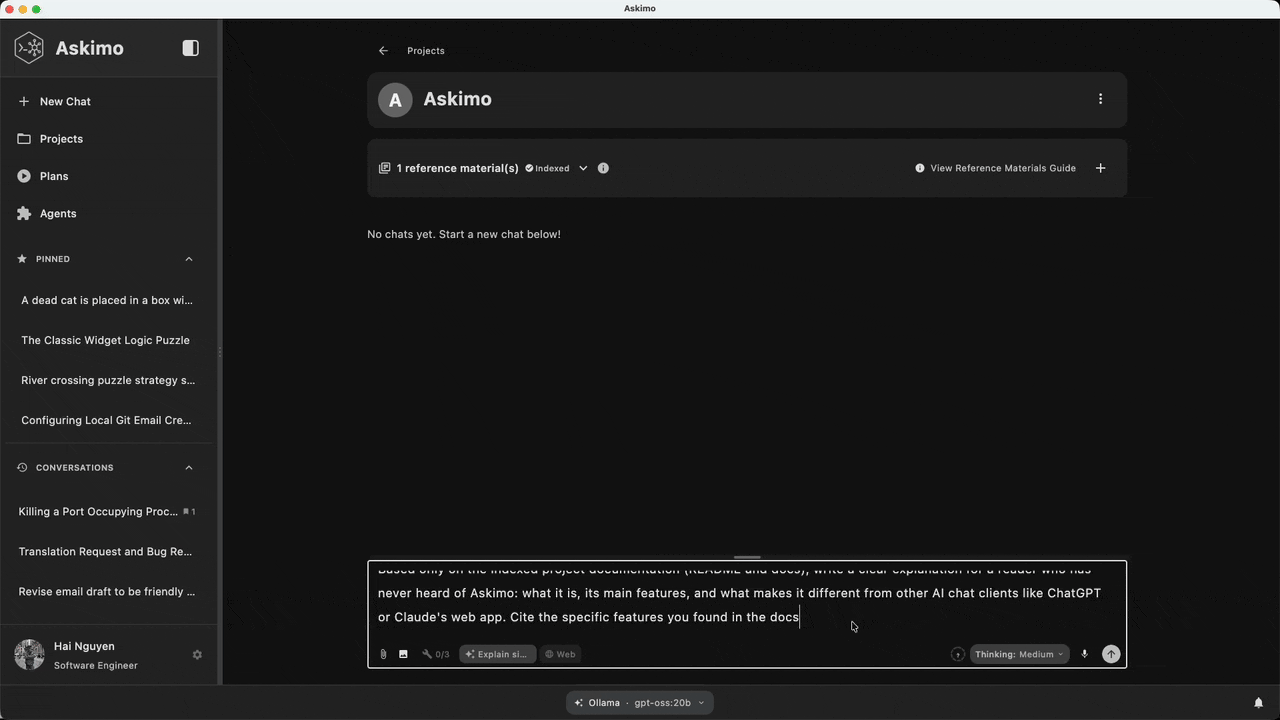 Askimo RAG Demo