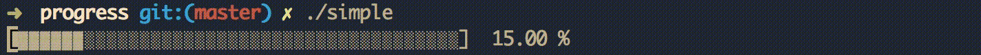 Simple Progress Bar