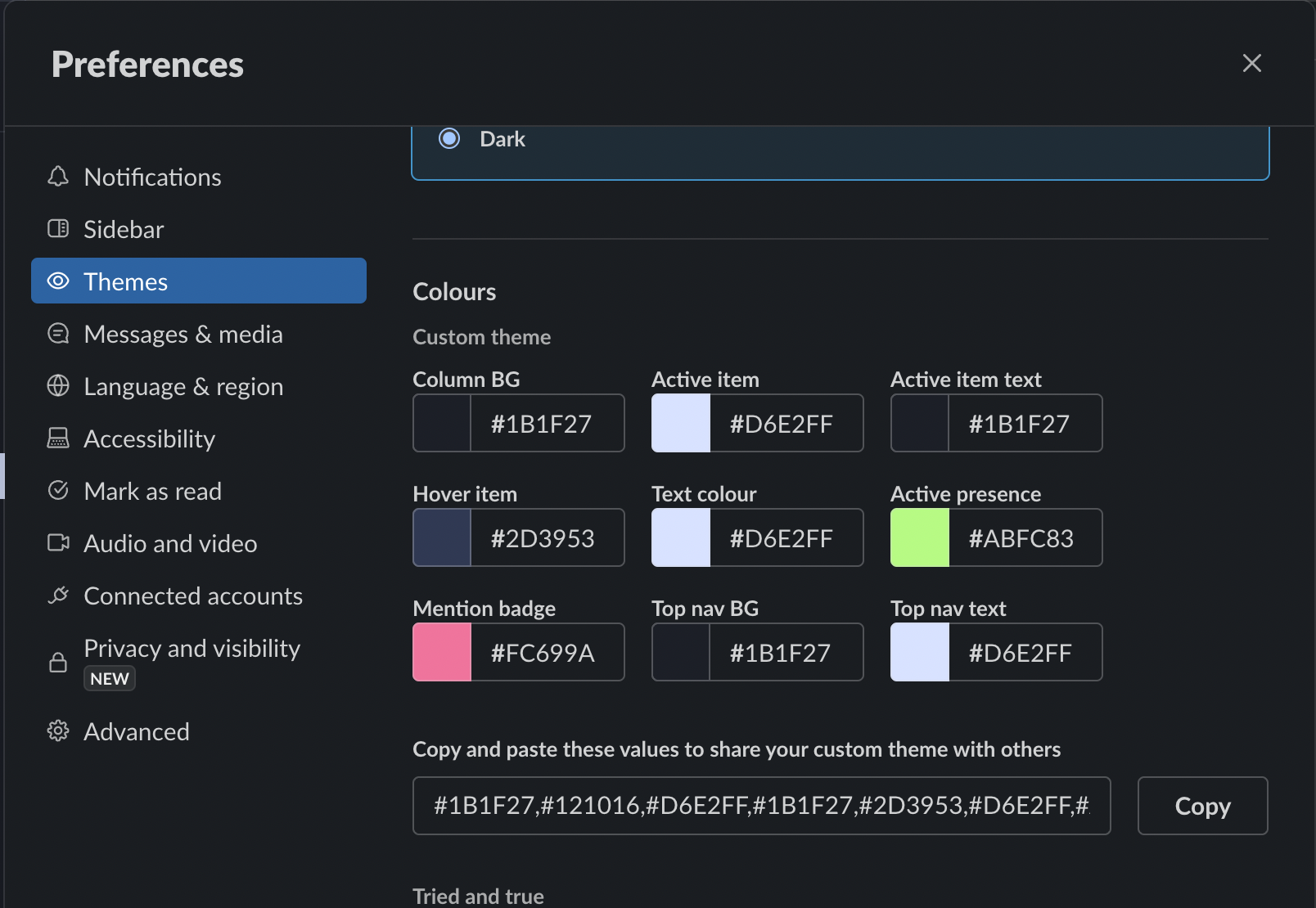 GitHub - aslbarnett/lapis-theme-slack: A dark blue theme for Slack.