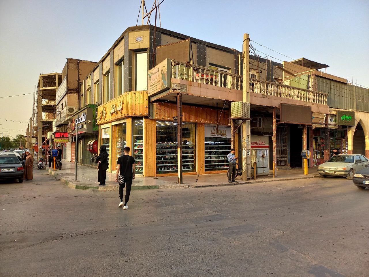 نمایی از وضعیت امروزین بنای منسوب به «مسافرخانه افشاری»  شهر اهواز   منبع: (آرشیو شخصی نگارنده)