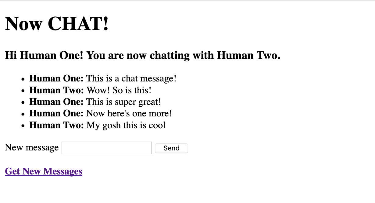 Chat Time!