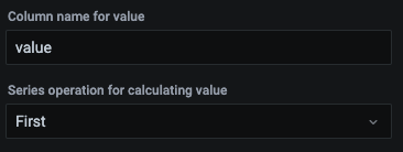 value calculation