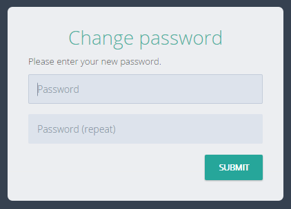 Change password