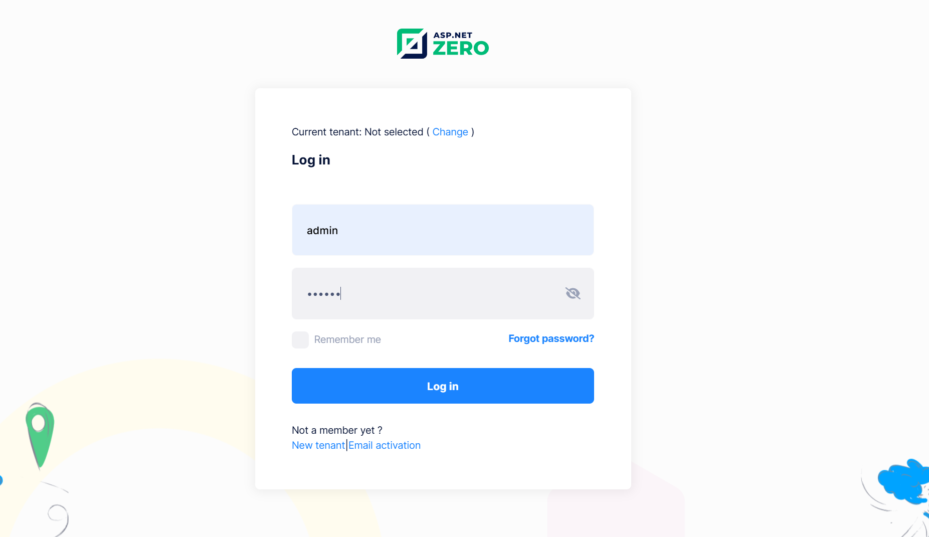 Login as host