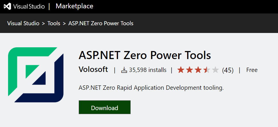 ASP.NET Zero Power Tools
