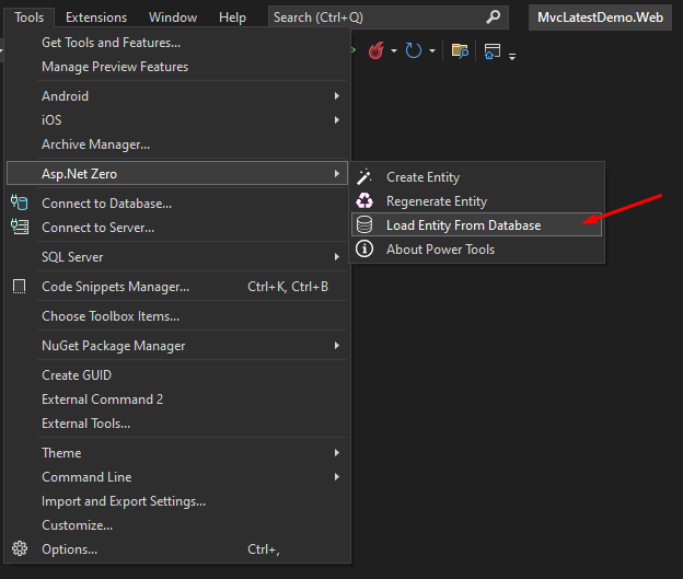 Loading Entity From Database