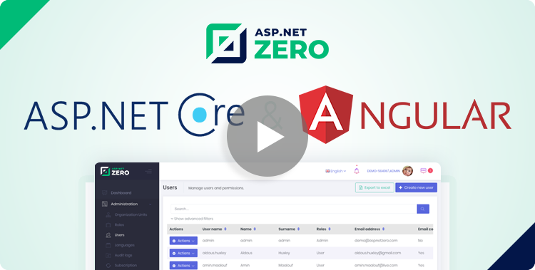 AspNet Zero Video Course