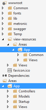 Application folders