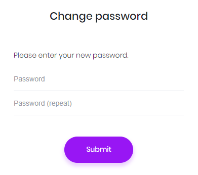 Change password