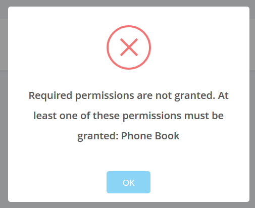 Permission error