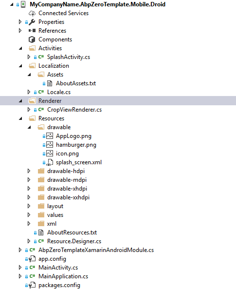 Android Project Structure