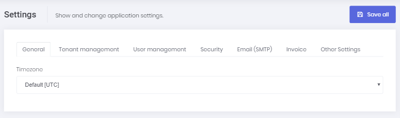 General Host Settings