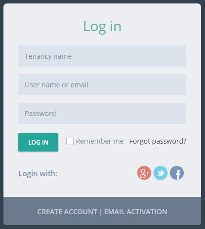 Social login