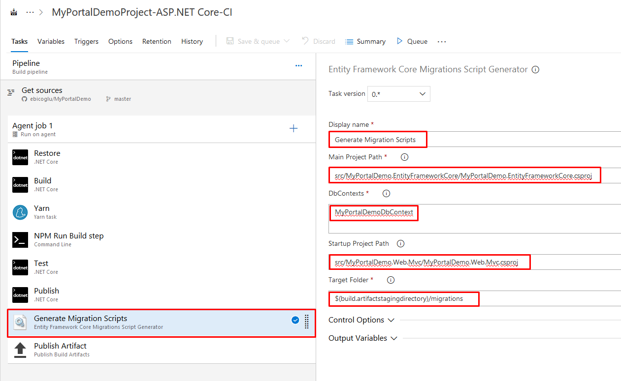 Generate Migration Scripts 3