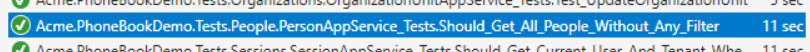 xUnit unit test success
