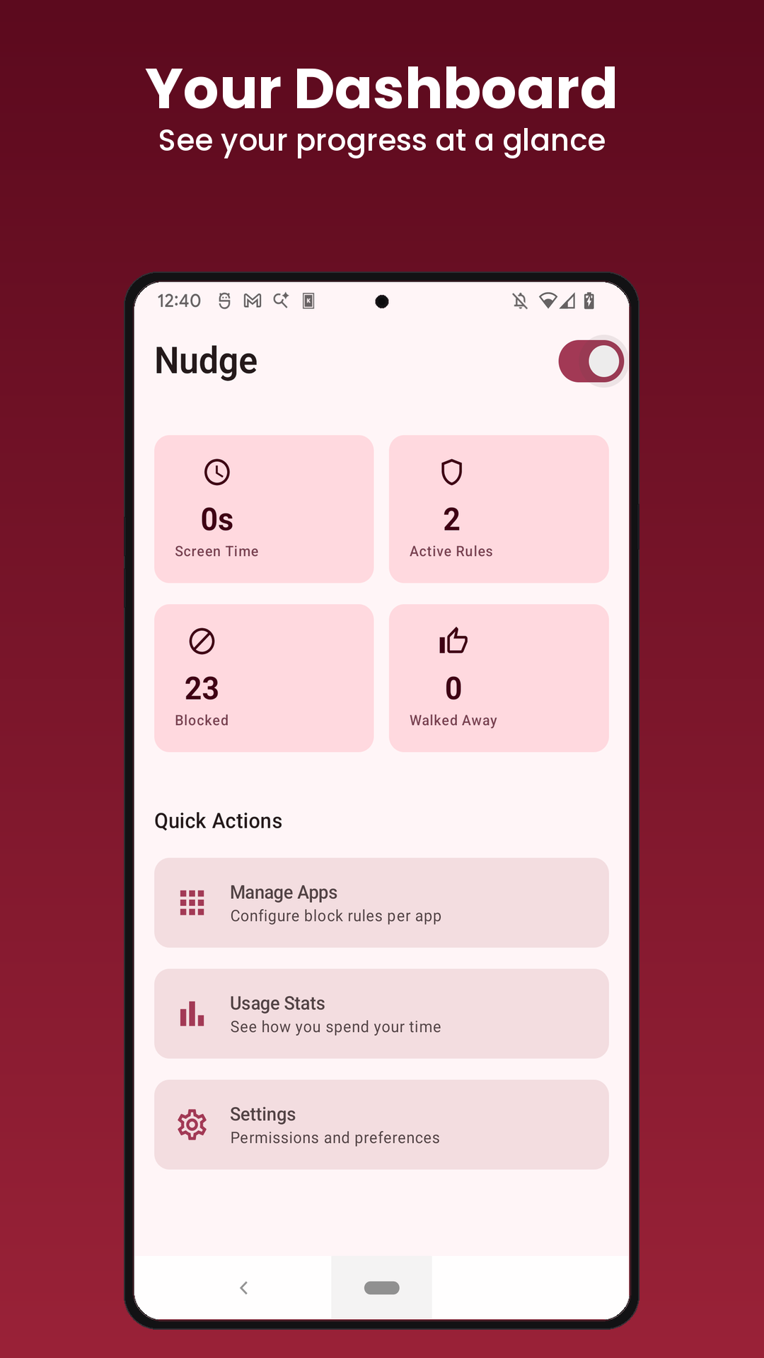Screenshot 6 of Nudge — opens full size