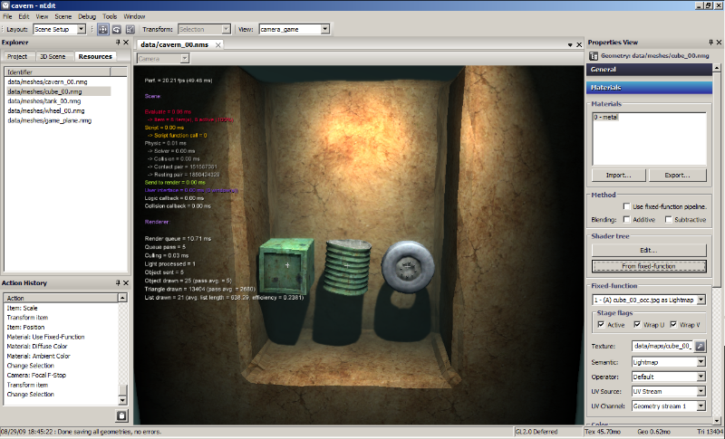 GameStart3D editor prototype