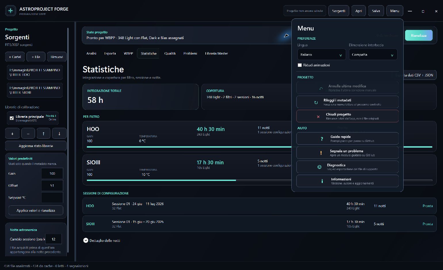 Unified application menu