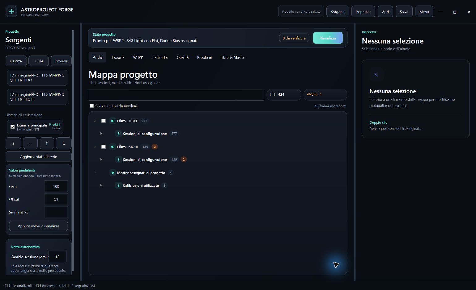 AstroProject Forge project map