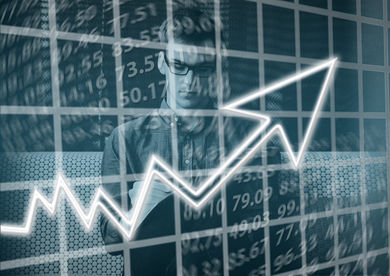 Target stock price chart showing upward movement with red candlesticks