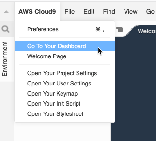 Open AWS Console tab